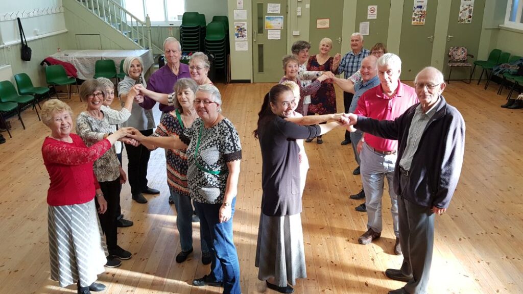Members dancing